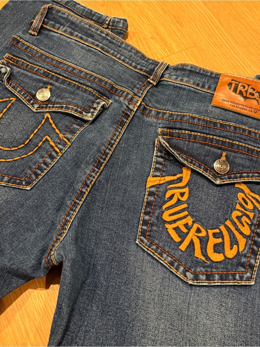True Religion Men’s Blue Denim Jeans - Size 34